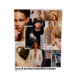 Artwork Collection: Volume 1: Love and Protest Beautiful Women (16x20)